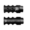 .223/5.56/.22LR Competition Muzzle Brake 1/2×28 Pitch Engraved – MOLON LABE SPARTAN HELMET