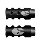 .223/5.56/.22LR Competition Muzzle Brake 1/2×28 Pitch Engraved - MOLON LABE HELMET 1