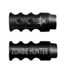 .223/5.56/.22LR Competition Muzzle Brake 1/2×28 Pitch Engraved - ZOMBIE HUNTER