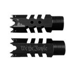 .223/5.56/.22LR Shark Muzzle Brake 1/2x28 Pitch Engraved - WE the PEOPLE BATTLEFIELD