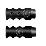 .223/5.56/.22LR Competition Muzzle Brake 1/2×28 Pitch Engraved - 1776 STARS