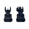 PICATINNY LOW PROFILE FRONT AND REAR SIGHT SET – BLACK