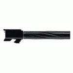 Barrel for Glock 17 | 9mm | Black Nitride Spiral Fluted | Unthreaded