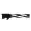 Barrel for Glock 26 | 9MM | Bear Claw Fluted | Unthreaded – 416R Stainless Steel Black Nitride