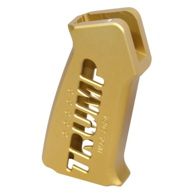 GunTEC AR-15 “TRUMP 2024 SERIES” Limited Edition Pistol Grip (Anodized Gold)