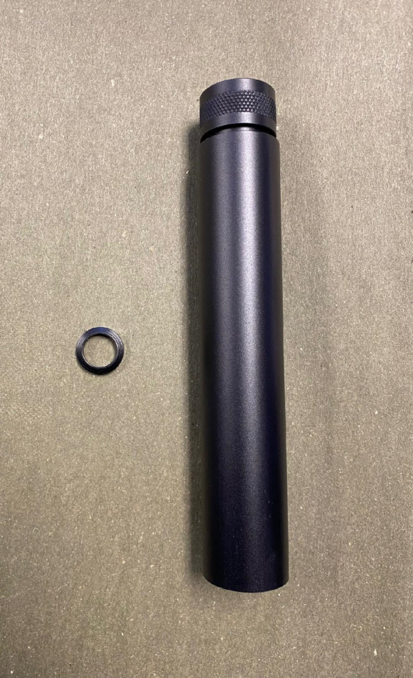 7.1 Inch .223 .22LR Linear Muzzle Brake 1.2×28 TPI Barrel Extension Tube