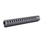 AR-15/M4 15" Free Float Rifle Length Quad Rail with Round Holes