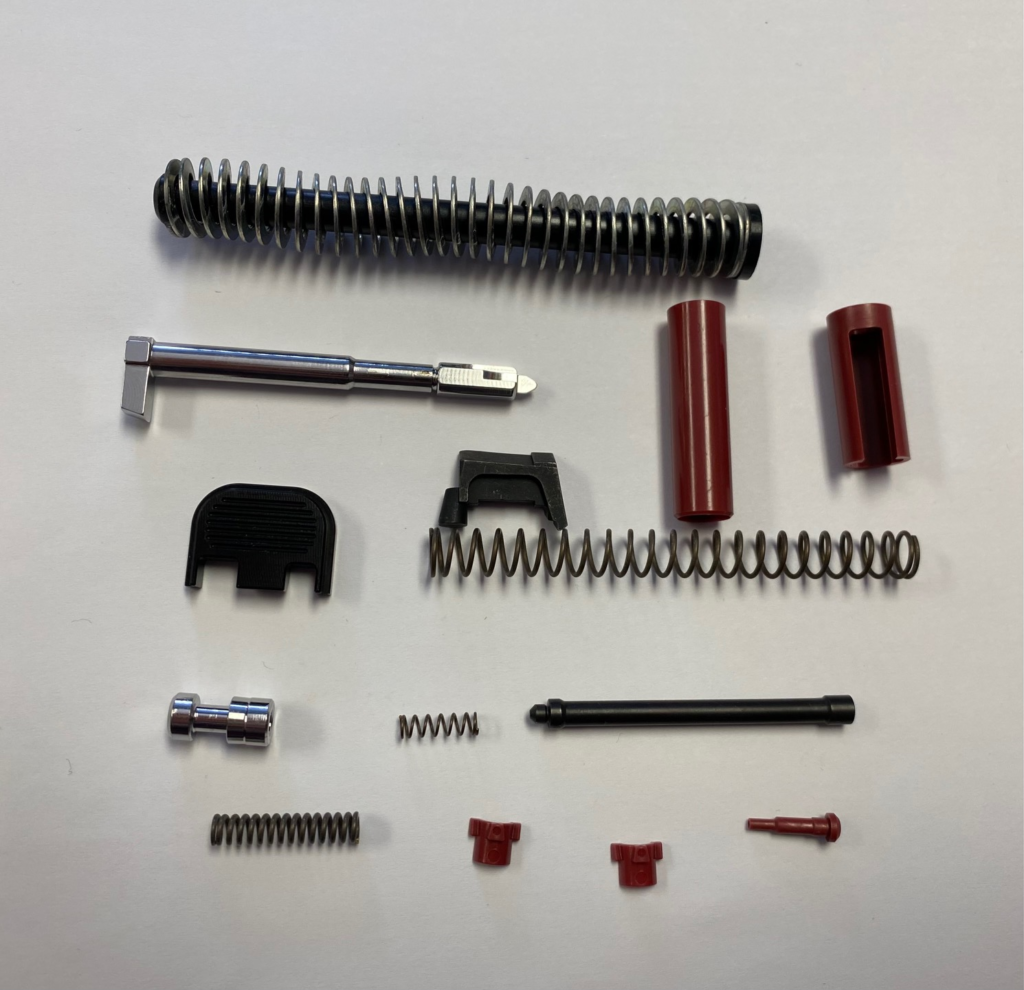 P80 Slide Parts Kit & Glock 17 OEM Guide Rod Recoil Spring Rockfire