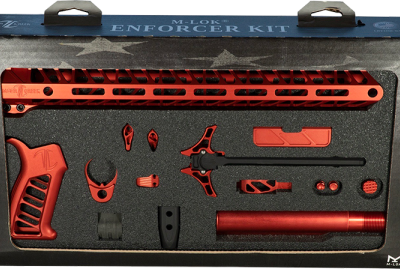 Timber Creek Enforcer Complete AR-15 Build Kit (15" Ultra-Light) - Red