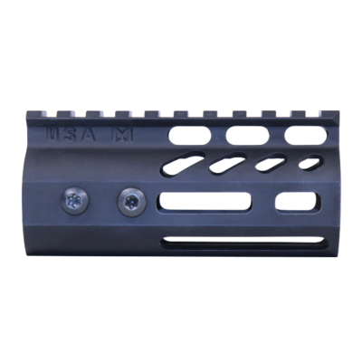 GunTEC - 4″ Ultra Lightweight Thin M-LOK Free Floating Handguard w/Monolithic Top Rail