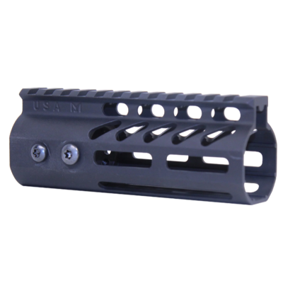 GunTEC - 5″ Ultra Lightweight Thin M-LOK Free Floating Handguard w/Monolithic Top Rail