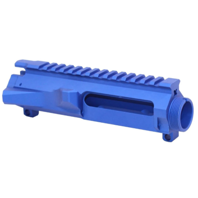 GunTEC AR-15 STRIPPED BILLET UPPER RECEIVER (ANODIZED BLUE)