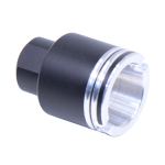 GunTEC - AR-15 Stubby Slim Compact Flash Can (Machined Finish)