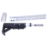 GunTEC - AR-15 ULTRALIGHT SERIES COMPLETE FURNITURE SET (CLEAR)