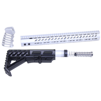 GunTEC - AR-15 ULTRALIGHT SERIES COMPLETE FURNITURE SET (CLEAR)