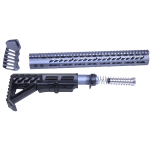 GuntTEC - AR-15 ULTRALIGHT SERIES COMPLETE FURNITURE SET (GREY)