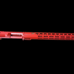 AR-15 15" Upper Rifle Combo Set - Cerakote Red (MADE in the US)