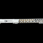 AR-15 15" Upper Rifle Combo Set - Cerakote Storm Trooper White (MADE in the US)