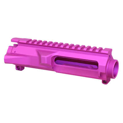 GunTEC AR-15 STRIPPED BILLET UPPER RECEIVER (ANODIZED PINK)