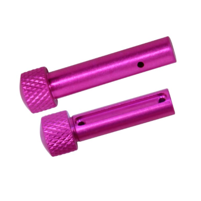GunTEC - AR 5.56 CAL EXTENDED TAKEDOWN PIN SET (GEN 2) (ANODIZED PINK)