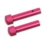 GunTEC - AR 5.56 CAL EXTENDED TAKEDOWN PIN SET (GEN 2) (ANODIZED ROSE)