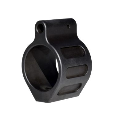 0.875” - Low Profile Gas Block Black Steel