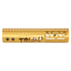 GunTEC 9″ “TRUMP SERIES” LIMITED EDITION M-LOK SYSTEM FREE FLOATING HANDGUARD W/MONOLITHIC TOP RAIL (ANODIZED GOLD)