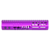 GunTEC 9″ “TRUMP SERIES” LIMITED EDITION M-LOK SYSTEM FREE FLOATING HANDGUARD W/MONOLITHIC TOP RAIL (ANODIZED PURPLE)