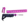 GunTEC: AR-15 ULTRALIGHT SERIES COMPLETE FURNITURE SET (ANODIZED PINK)