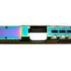 G19 RMR Cut Ported Front & Rear Serrations Slide – Anodized Rainbow
