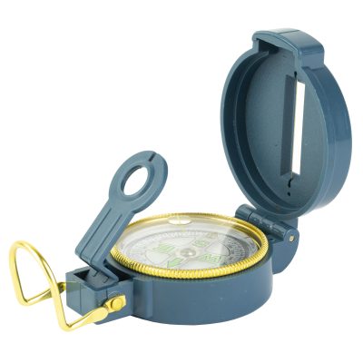 Ultimate Survival Technologies - Lensatic Compass, Luminous Letters (Blue)
