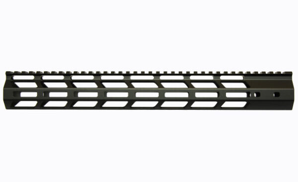 15 INCH SLIM MLOK FREE FLOAT FULL TOP RAIL HNDGRD 2