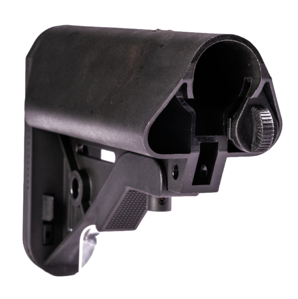 AR-15 MIL-SPEC ADJ. STOCK with 2 BATTERY STORAGE – BLACK 2