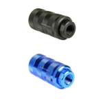 14x1 LH Thread Muzzle Brake for 7.62x39 & 13/16x16 Threaded Sound Forwarder (Anodized - Black or Blue)