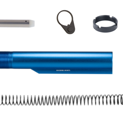 6-Position Mil-Spec Carbine Buffer Tube Kit - BLUE: