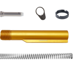 6-Position Mil-Spec Carbine Buffer Tube Kit - GOLD: