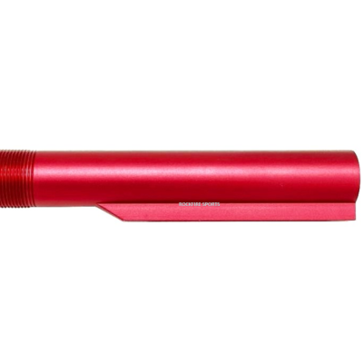 6-Position Mil-Spec Carbine Buffer Tube - RED:
