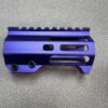 4” AR-15 M-LOK Handguard w/Built-In Handstop Purple