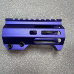 4'' AR-15 M-LOK Handguard w/Built-In Handstop Purple