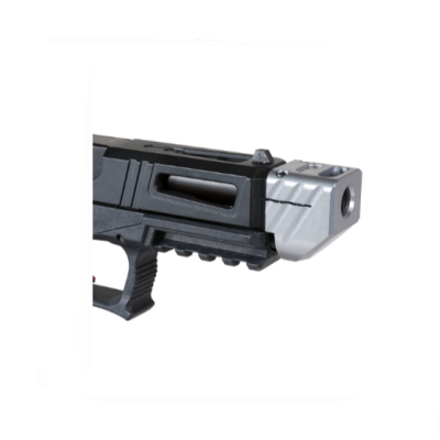 Rockfire Glock - Compatible Compensator Anodized Type 2 - Grey (BLEM)