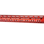 AR-10 19.25" DPMS High Free Float M-LOK Handguard - Red