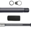 .223/5.56 Silent Recoil Buffer Spring System w/Pistol Buffer Tube, Castle Nut, End Plate & Foam Pad