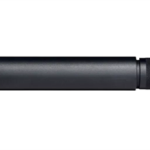 5.75" - 1⁄2x28 Slip Over Muzzle Brake Aluminum - Black