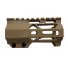 4” AR-15 M-LOK Handguard w/Built-In Handstop – FDE