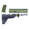 GunTEC AR-15 “TRUMP SERIES” Limited Edition Pistol Furniture Set w/Brace (Anodized Green Finish)