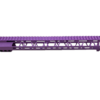 15” AR-15 M-LOK Handguard w/Built-In Handstop – Purple