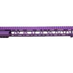 15'' AR-15 M-LOK Handguard w/Built-In Handstop - Purple