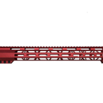 15'' AR-15 M-LOK Handguard w/Built-In Handstop - Red