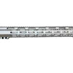 15'' AR-15 M-LOK Handguard w/Built-In Handstop - Silver