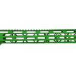 15'' AR-15 M-LOK Handguard w/Built-In Handstop - Zombie Hunter Green